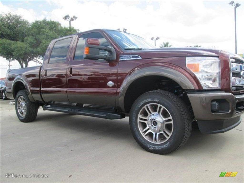 2015 F250 Super Duty King Ranch Crew Cab 4x4 - Bronze Fire / King Ranch Mesa Antique Affect/Adobe photo #7