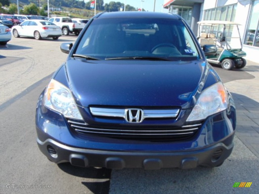 2008 CR-V EX 4WD - Royal Blue Pearl / Black photo #4