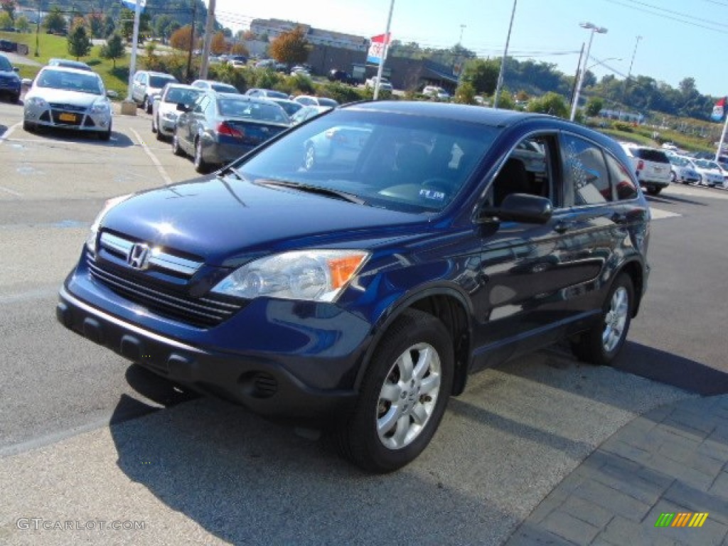 2008 CR-V EX 4WD - Royal Blue Pearl / Black photo #5