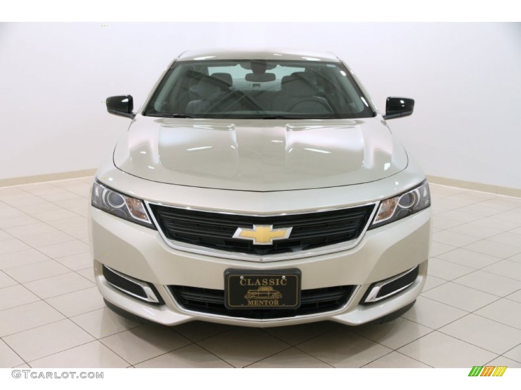 2014 Impala LS - Champagne Silver Metallic / Jet Black/Dark Titanium photo #2