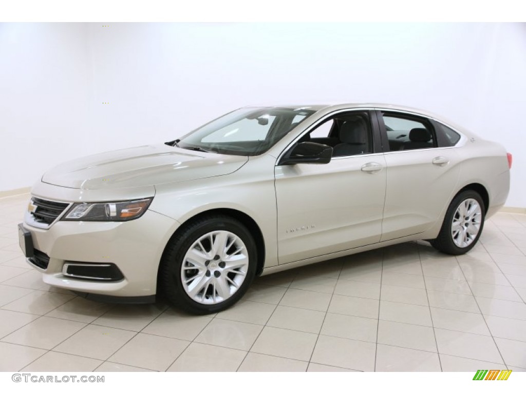 2014 Impala LS - Champagne Silver Metallic / Jet Black/Dark Titanium photo #3