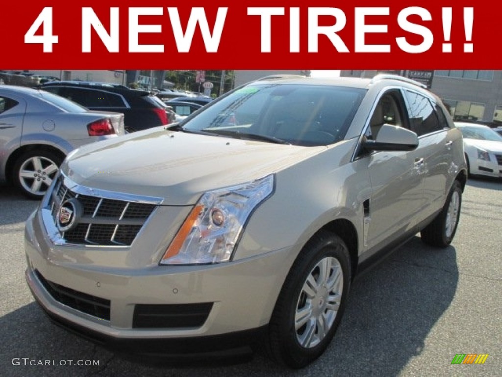 2012 SRX Luxury - Gold Mist Metallic / Shale/Brownstone photo #1