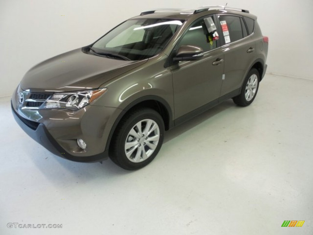 2015 RAV4 Limited - Pyrite Mica / Black photo #4