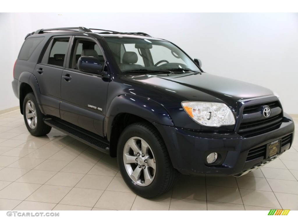 2008 4Runner Limited 4x4 - Nautical Blue Metallic / Stone Gray photo #1