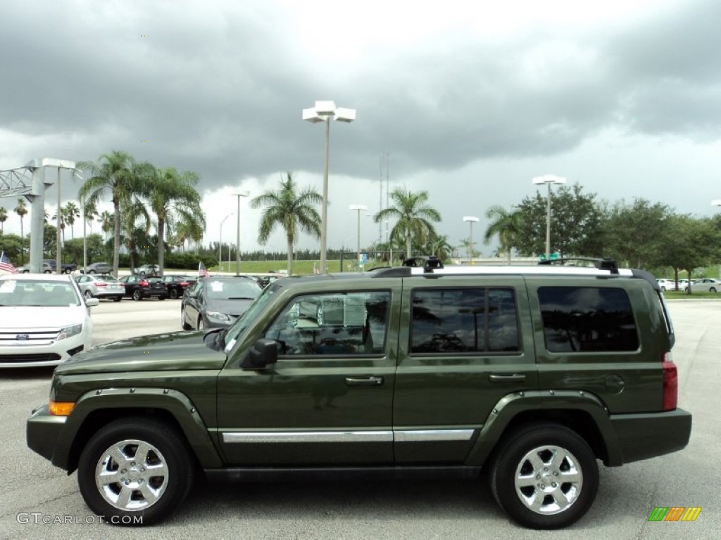 2007 Commander Limited - Jeep Green Metallic / Dark Khaki/Light Graystone photo #13