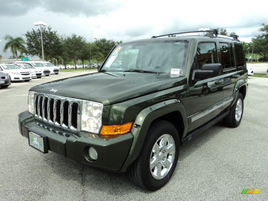 2007 Commander Limited - Jeep Green Metallic / Dark Khaki/Light Graystone photo #14