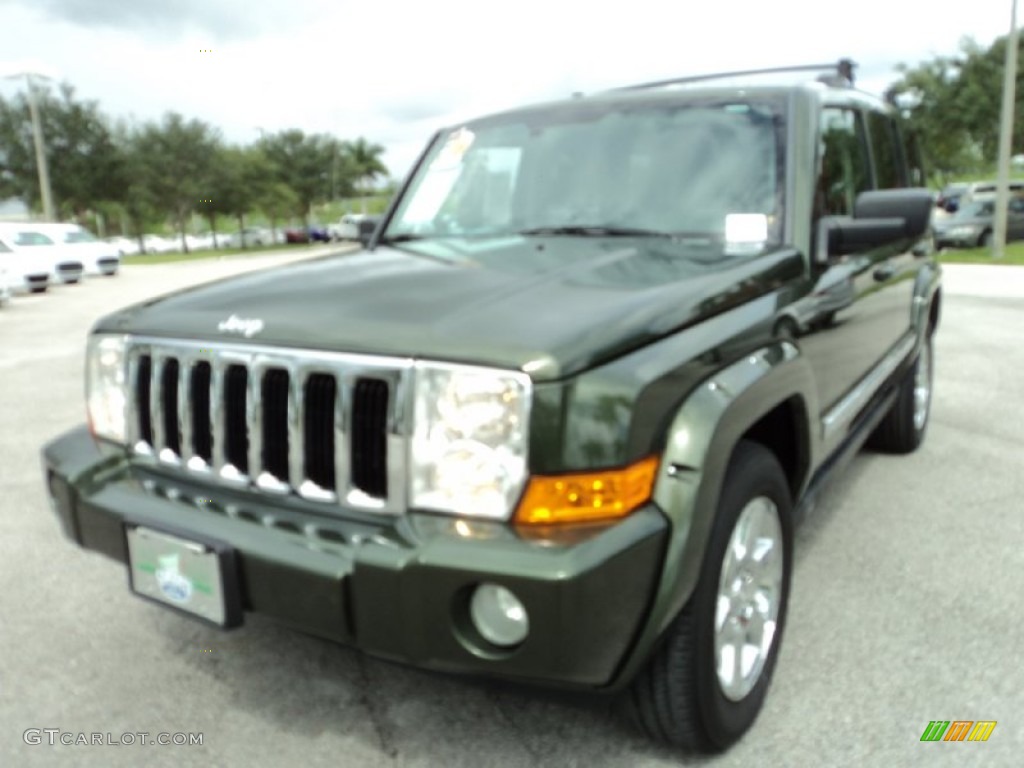 2007 Commander Limited - Jeep Green Metallic / Dark Khaki/Light Graystone photo #15