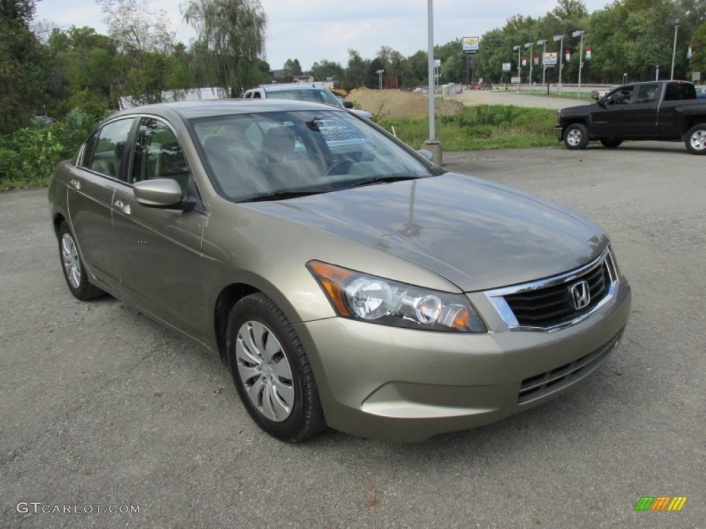 2010 Accord LX Sedan - Bold Beige Metallic / Ivory photo #9