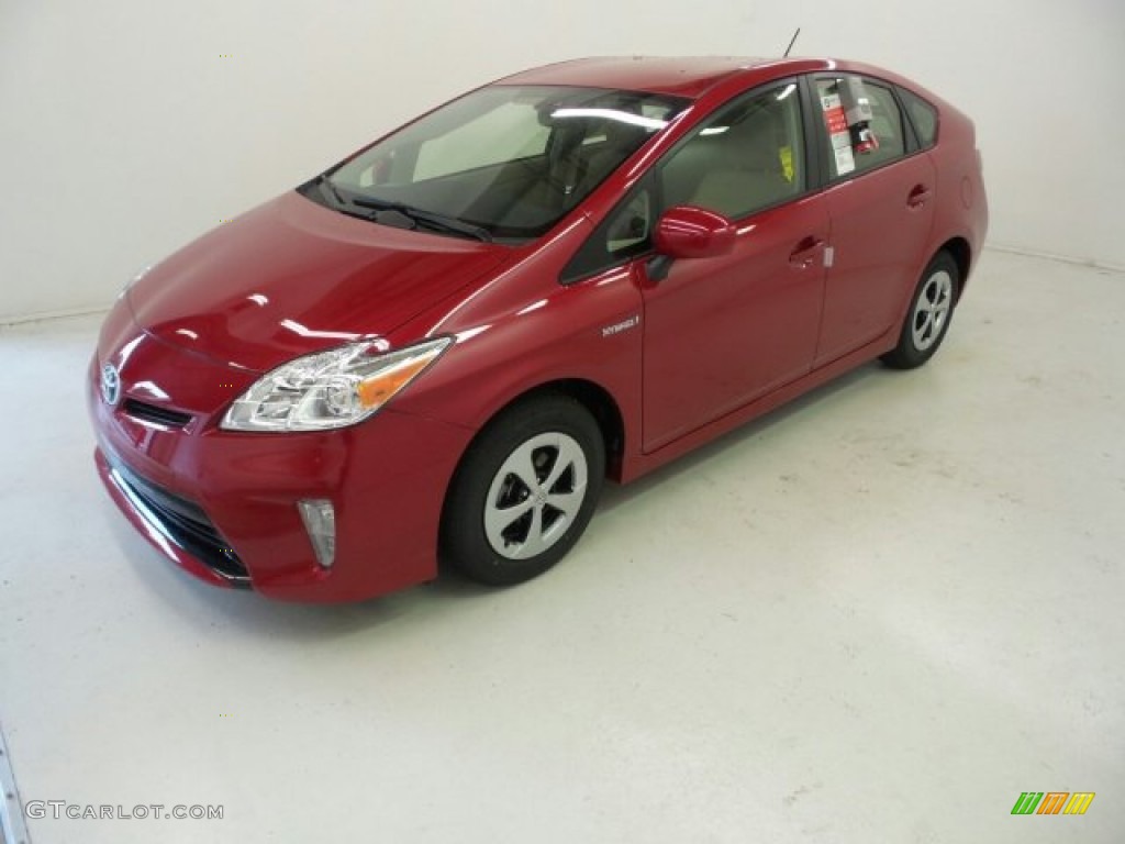 Barcelona Red Metallic 2015 Toyota Prius Four Hybrid Exterior Photo #97454884