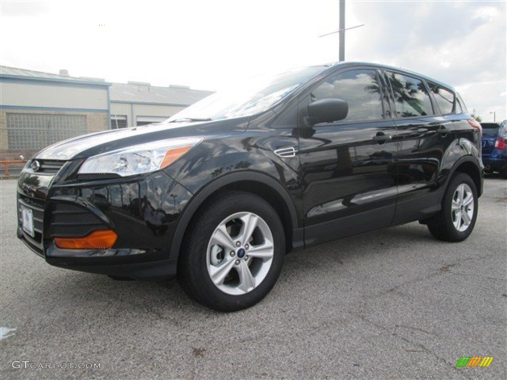 2014 Escape S - Tuxedo Black / Charcoal Black photo #26