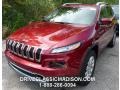 2015 Deep Cherry Red Crystal Pearl Jeep Cherokee Limited 4x4  photo #1