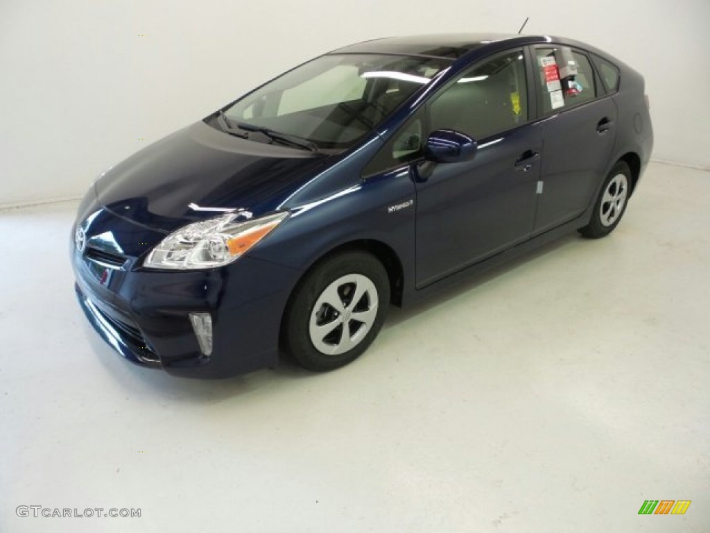 Nautical Blue Metallic 2015 Toyota Prius Three Hybrid Exterior Photo #97455562