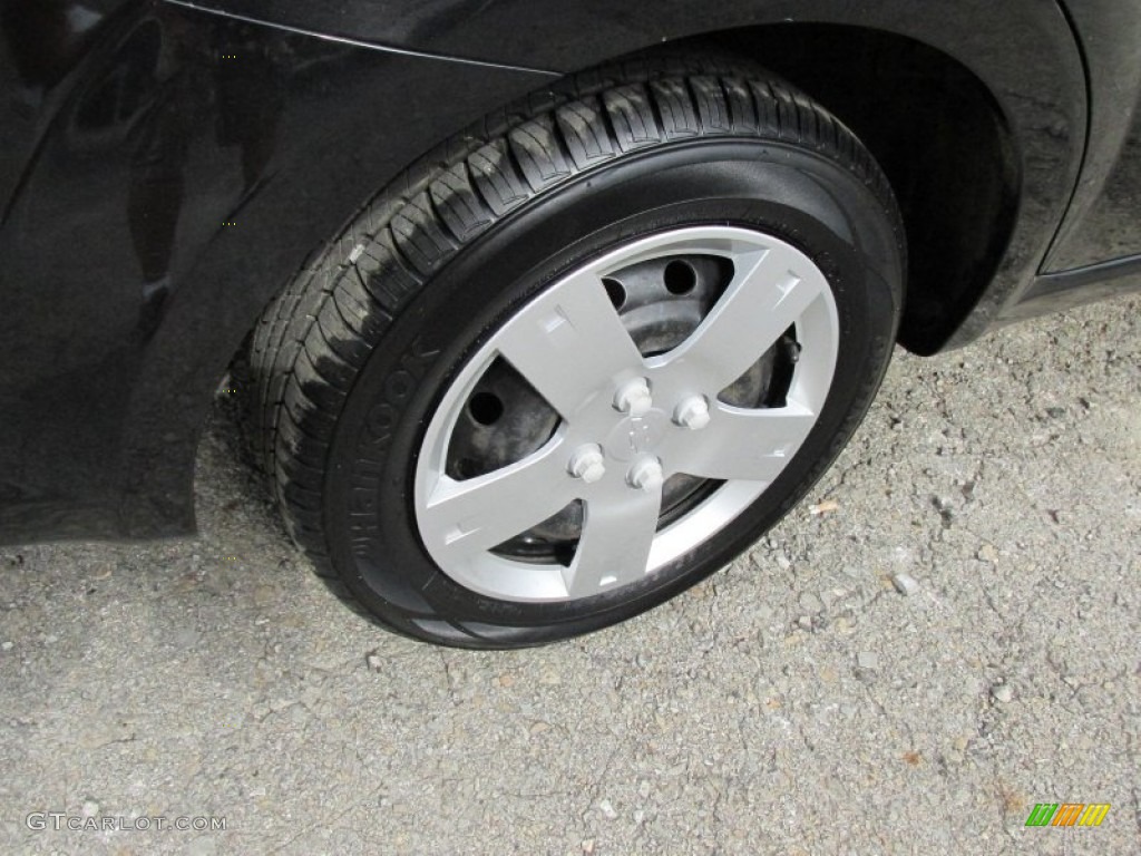 2008 Aveo LS Sedan - Black / Charcoal photo #8