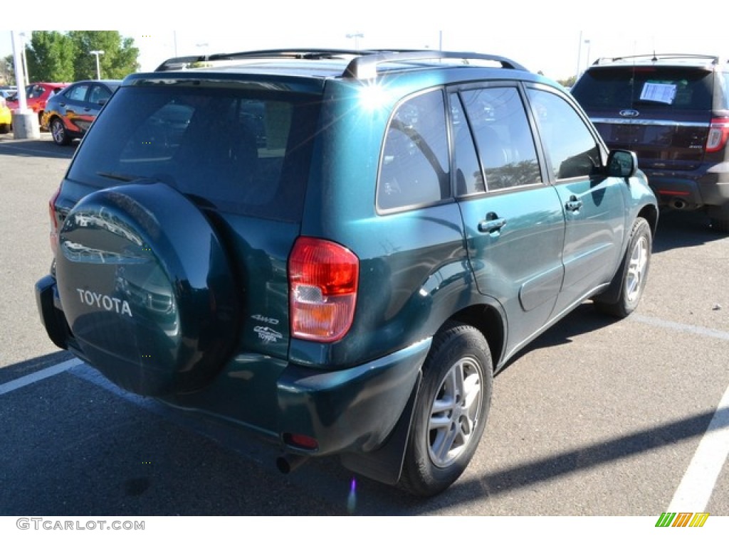 2003 RAV4 4WD - Rainforest Green Pearl / Gray photo #2