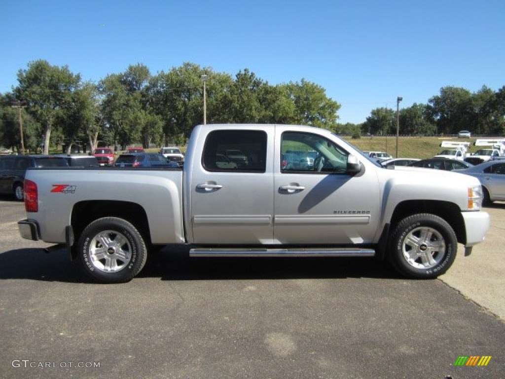 2012 Silverado 1500 LTZ Crew Cab 4x4 - Silver Ice Metallic / Light Titanium/Dark Titanium photo #21