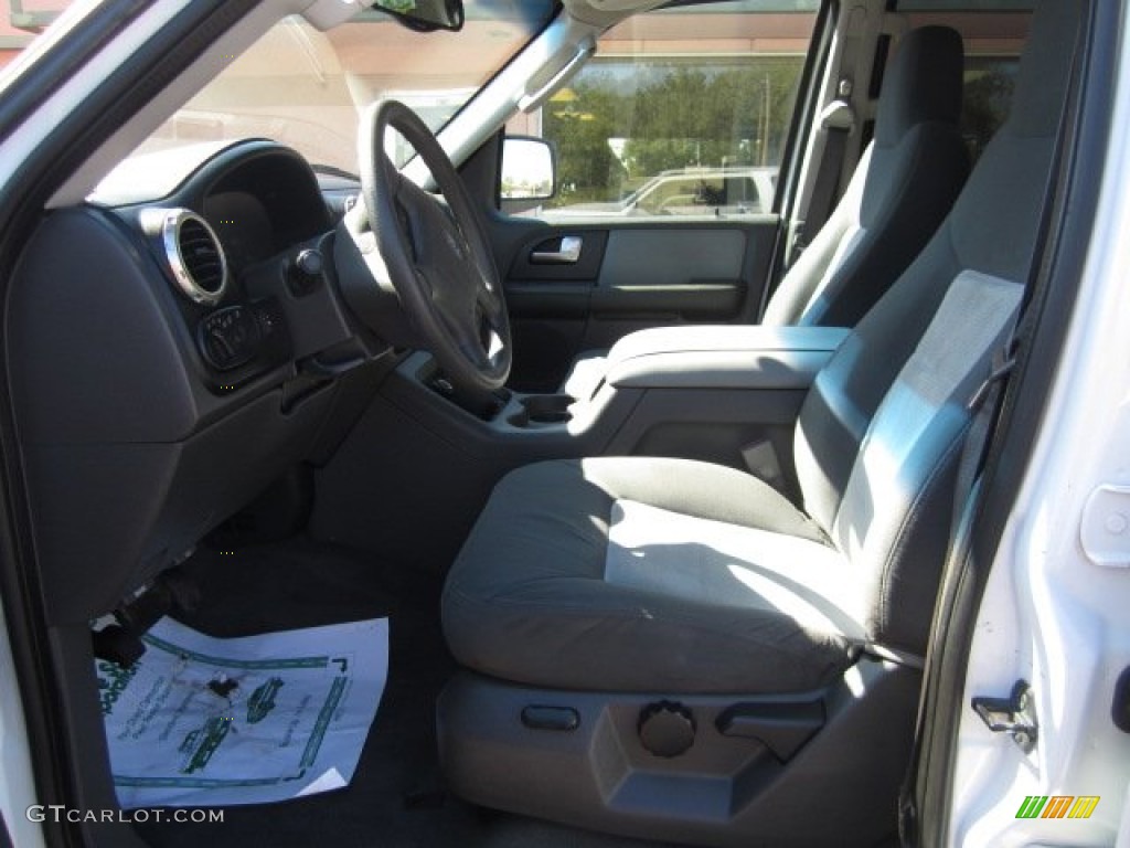2003 Expedition XLT 4x4 - Oxford White / Flint Grey photo #5