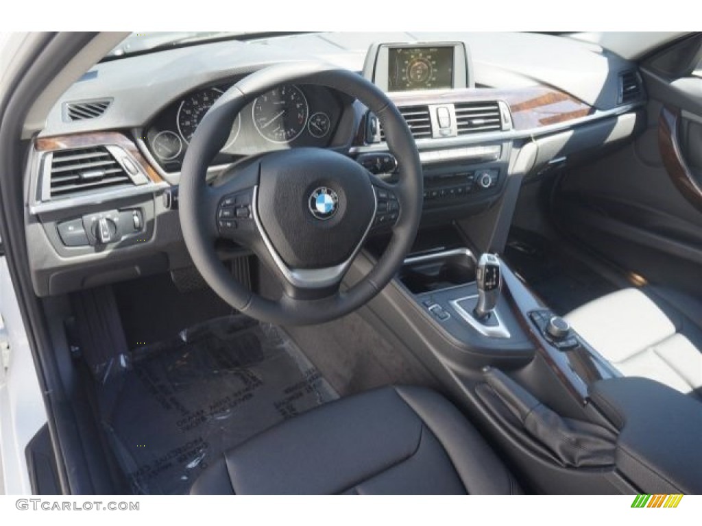 2015 3 Series 328i Sedan - Alpine White / Black photo #6