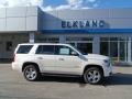 2015 White Diamond Tricoat Chevrolet Tahoe LT 4WD  photo #3