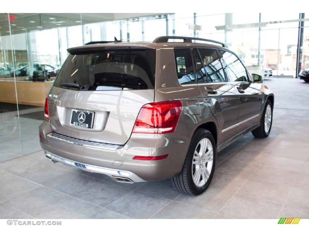 2014 GLK 350 4Matic - Pebble Grey Metallic / Almond Beige/Mocha photo #3