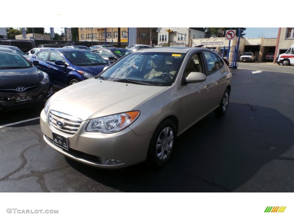 2010 Elantra GLS - Laguna Sand / Beige photo #3