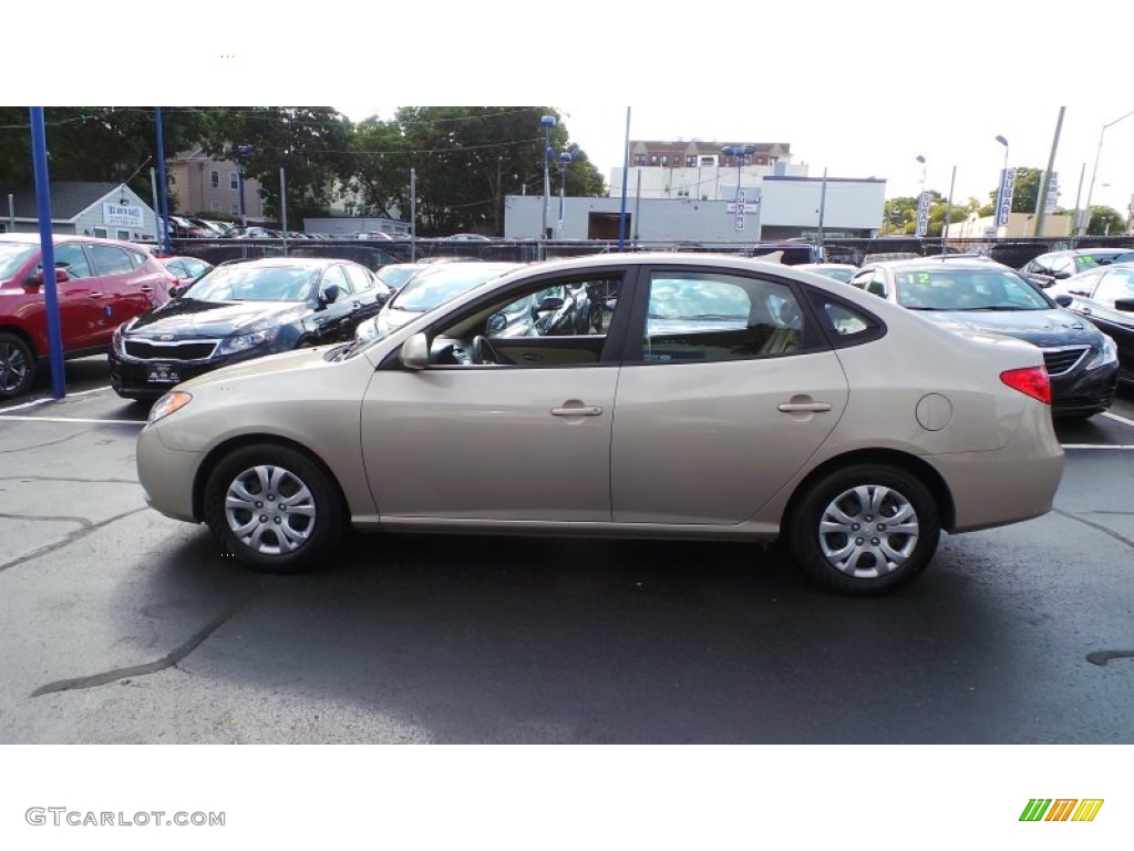 2010 Elantra GLS - Laguna Sand / Beige photo #7