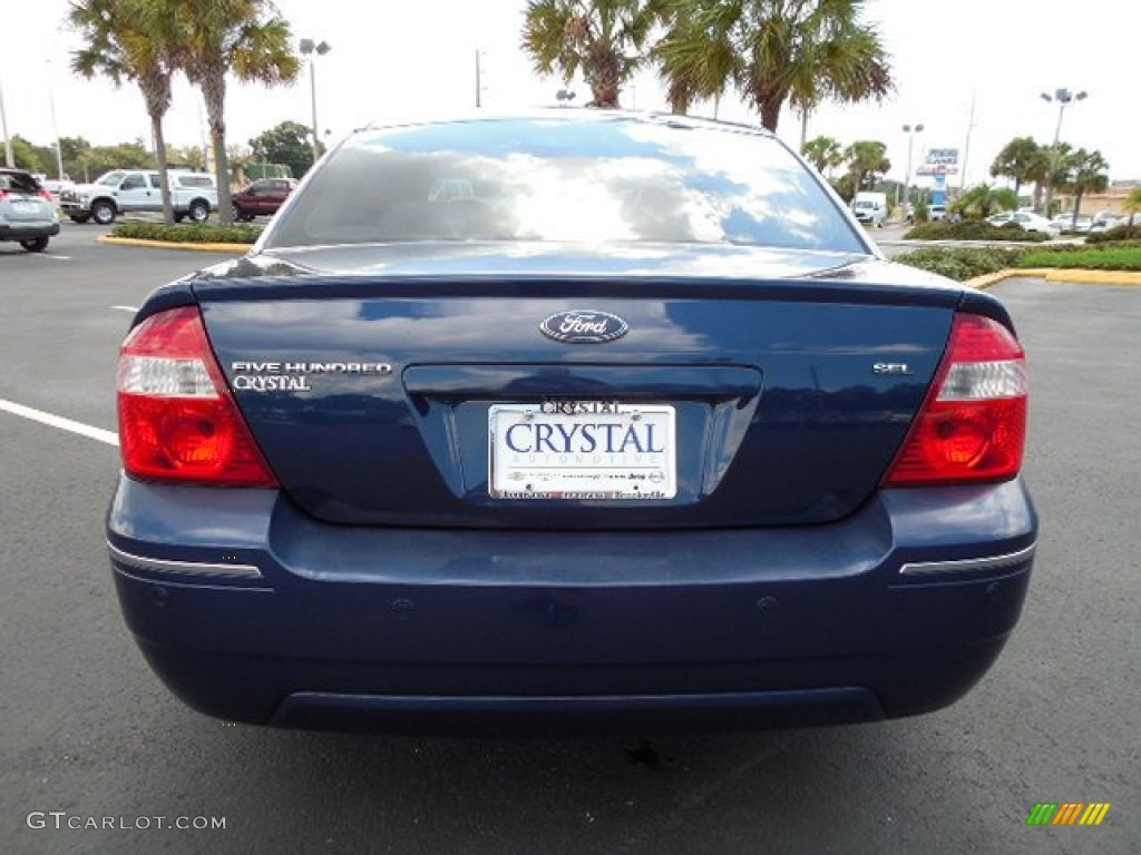 2006 Five Hundred SEL - Dark Blue Pearl Metallic / Pebble Beige photo #7