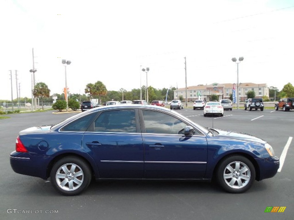 2006 Five Hundred SEL - Dark Blue Pearl Metallic / Pebble Beige photo #9