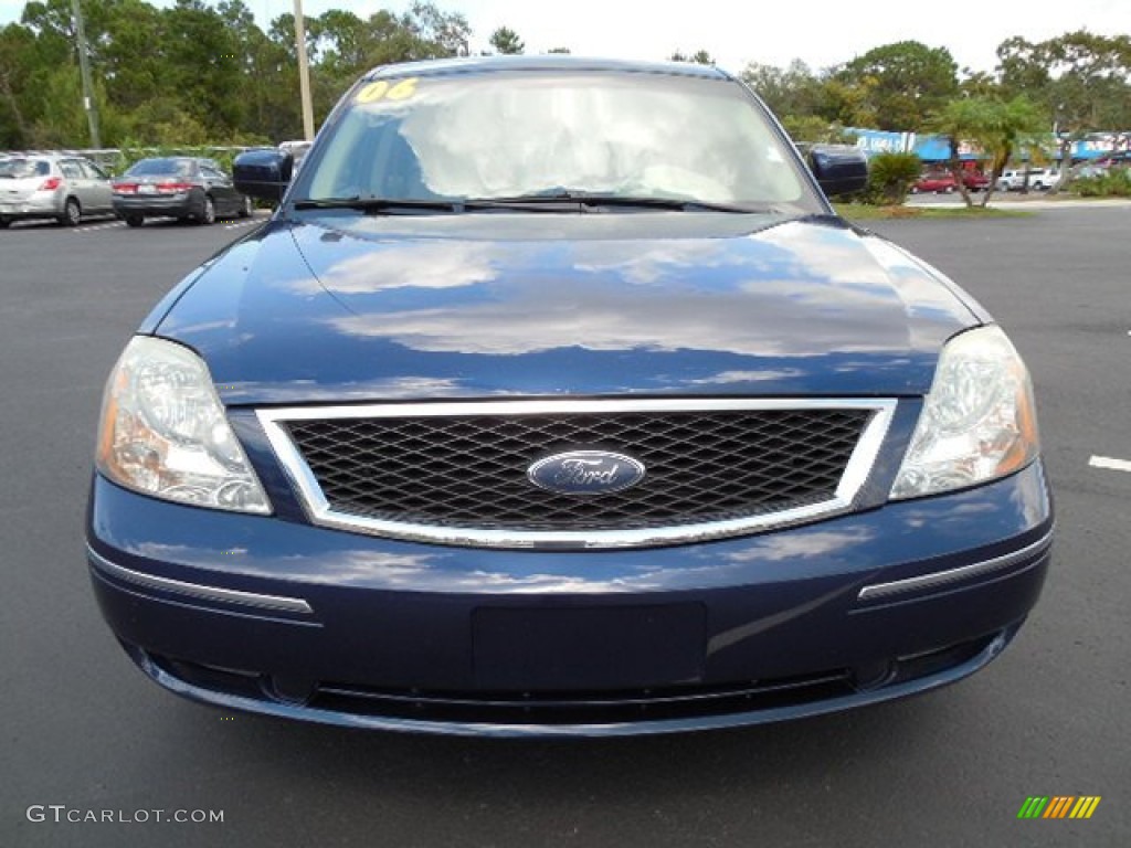 2006 Five Hundred SEL - Dark Blue Pearl Metallic / Pebble Beige photo #13