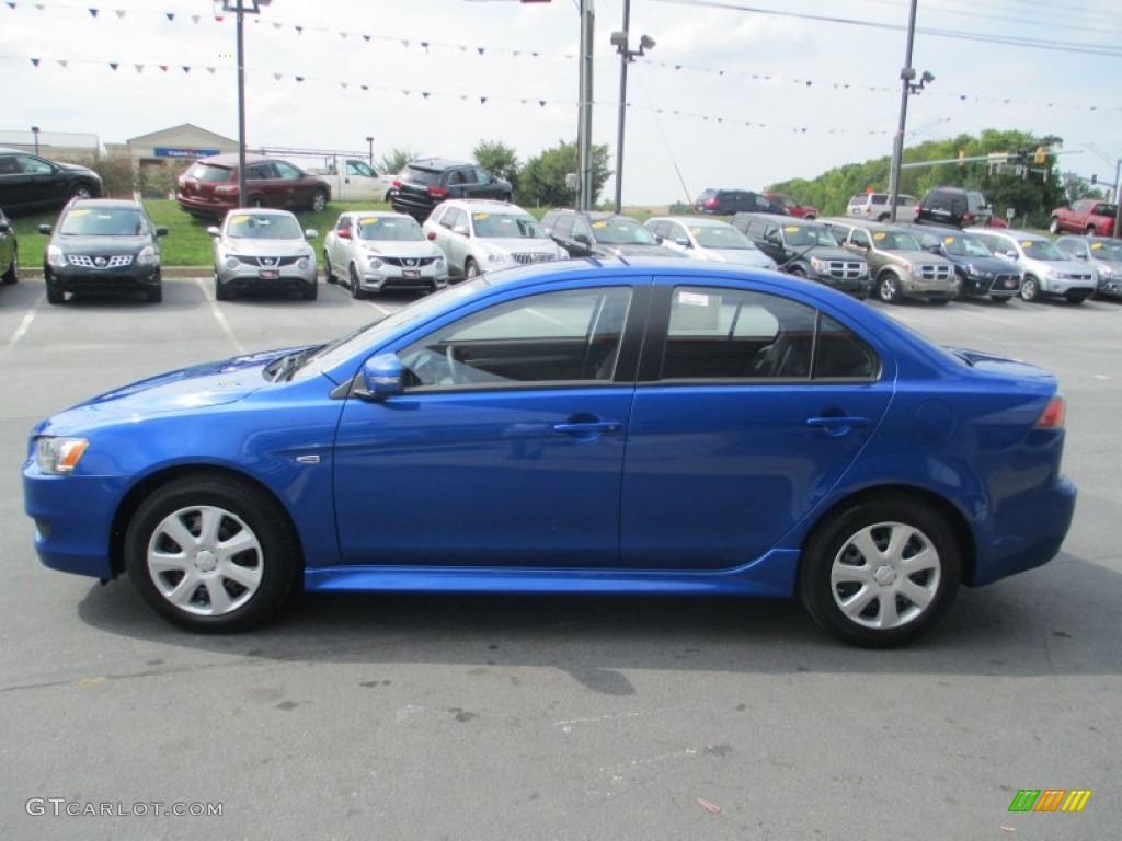 Octane Blue 2015 Mitsubishi Lancer ES Exterior Photo #97470625