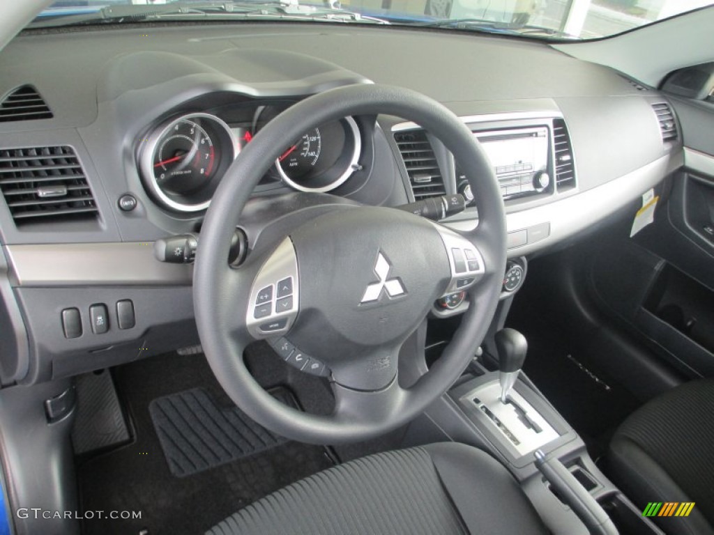 Black Interior 2015 Mitsubishi Lancer ES Photo #97470733