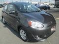 2015 Thunder Gray Mitsubishi Mirage ES  photo #1