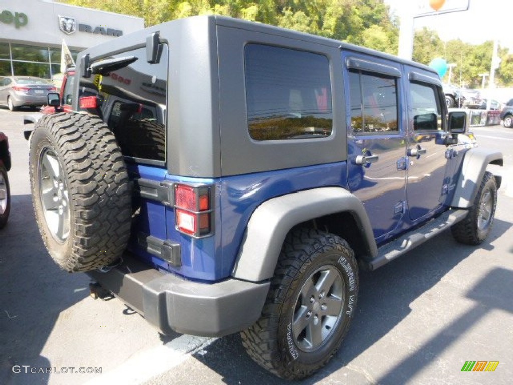 2010 Wrangler Unlimited Mountain Edition 4x4 - Surf Blue Pearl / Dark Slate Gray/Medium Slate Gray photo #2