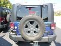 2010 Surf Blue Pearl Jeep Wrangler Unlimited Mountain Edition 4x4  photo #3