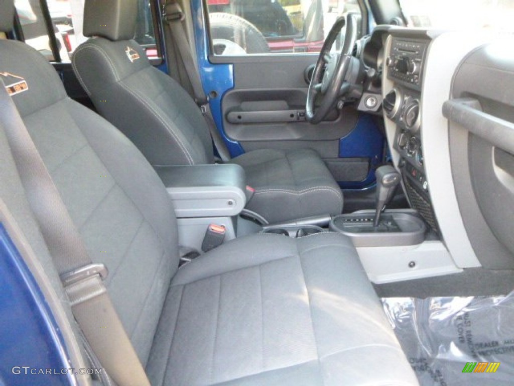 2010 Wrangler Unlimited Mountain Edition 4x4 - Surf Blue Pearl / Dark Slate Gray/Medium Slate Gray photo #6