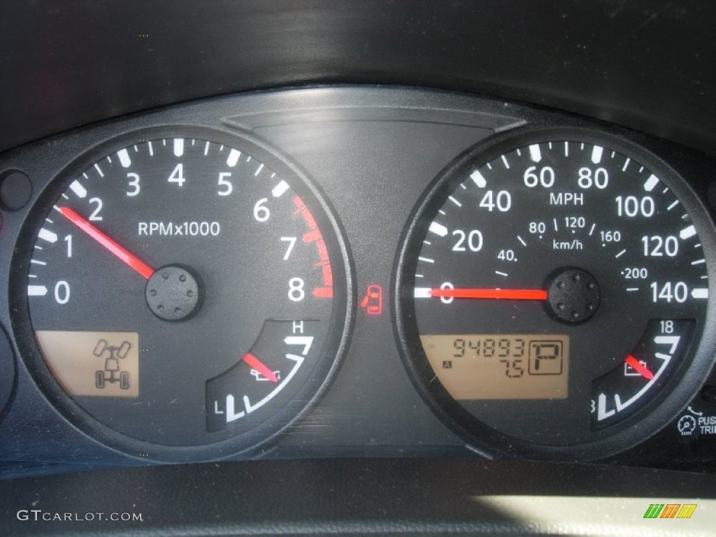 2008 Xterra S 4x4 - Night Armor Dark Gray / Steel/Graphite photo #4