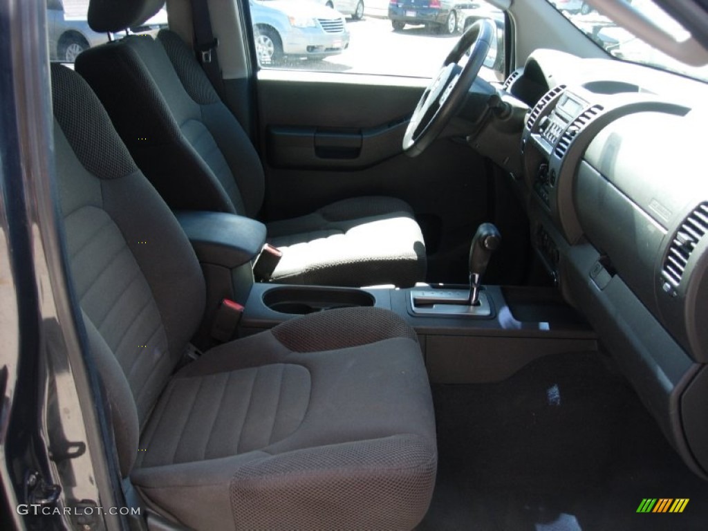 2008 Xterra S 4x4 - Night Armor Dark Gray / Steel/Graphite photo #6