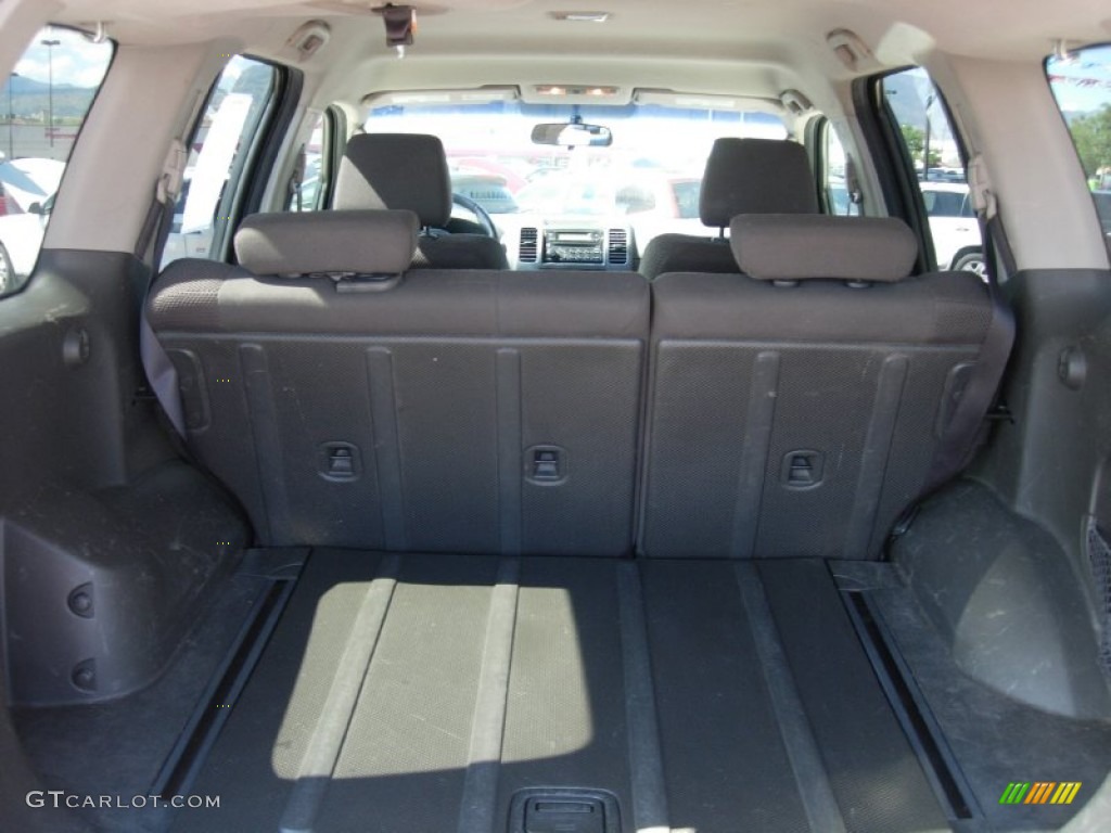 2008 Xterra S 4x4 - Night Armor Dark Gray / Steel/Graphite photo #8
