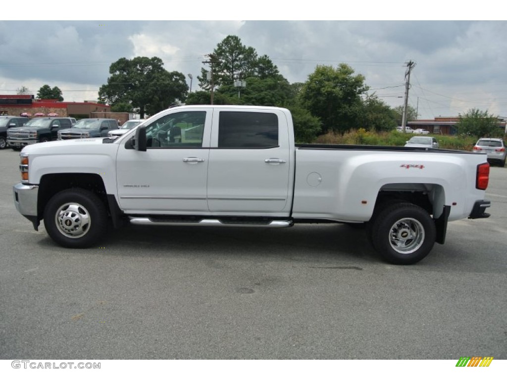 2015 Silverado 3500HD LTZ Crew Cab Dual Rear Wheel 4x4 - Summit White / Jet Black/Dark Ash photo #3