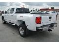 2015 Summit White Chevrolet Silverado 3500HD LTZ Crew Cab Dual Rear Wheel 4x4  photo #4