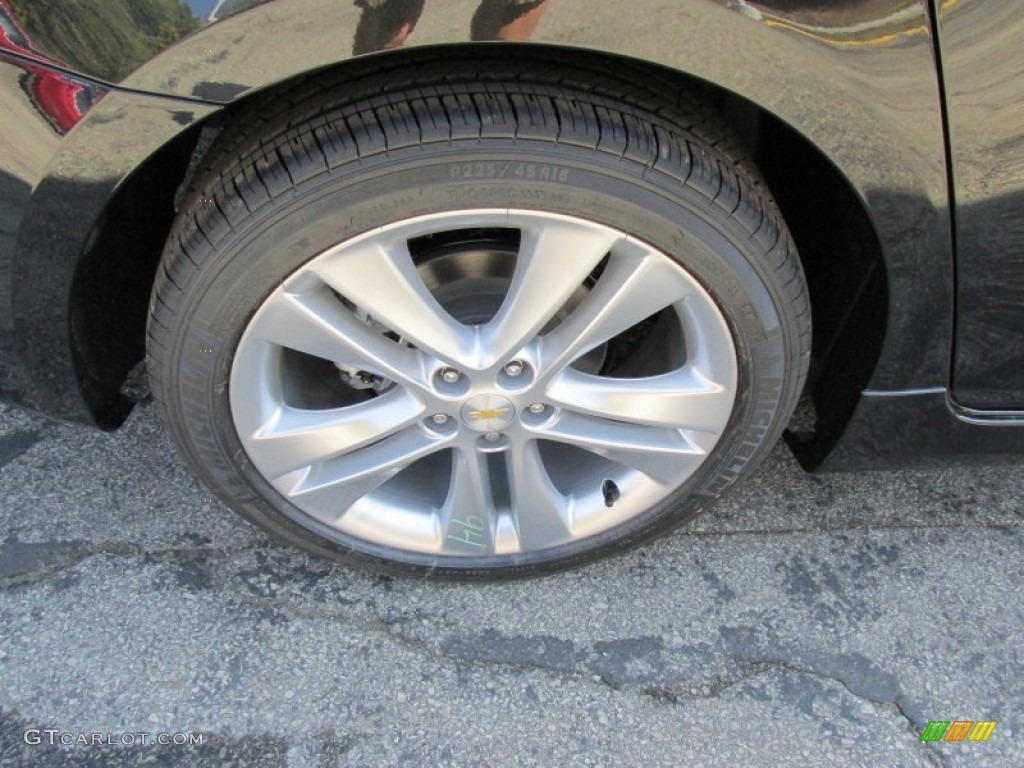 2014 Cruze LTZ - Black Granite Metallic / Jet Black/Brick photo #3