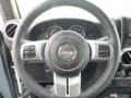 Black 2015 Jeep Wrangler Rubicon Hard Rock 4x4 Steering Wheel