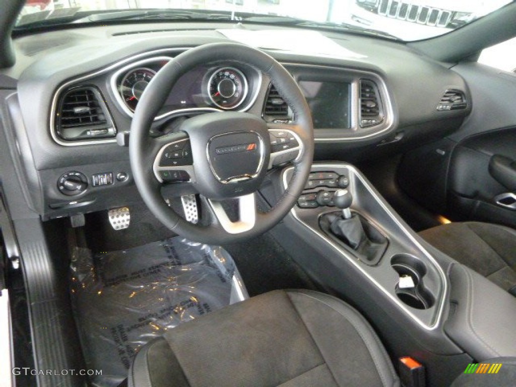 Black Interior 2015 Dodge Challenger R/T Scat Pack Photo #97477806