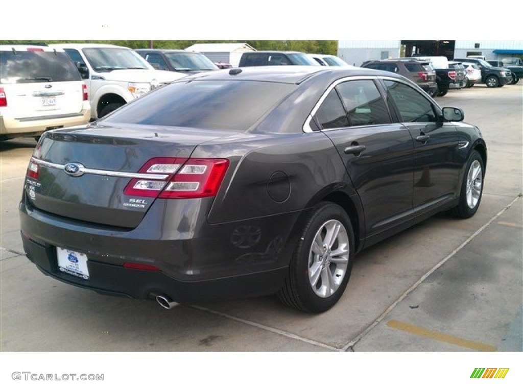 2015 Taurus SEL - Magnetic Metallic / Charcoal Black photo #8