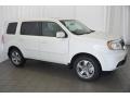 2015 White Diamond Pearl Honda Pilot EX-L  photo #7