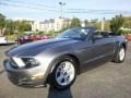 2014 Sterling Gray Ford Mustang V6 Convertible  photo #5