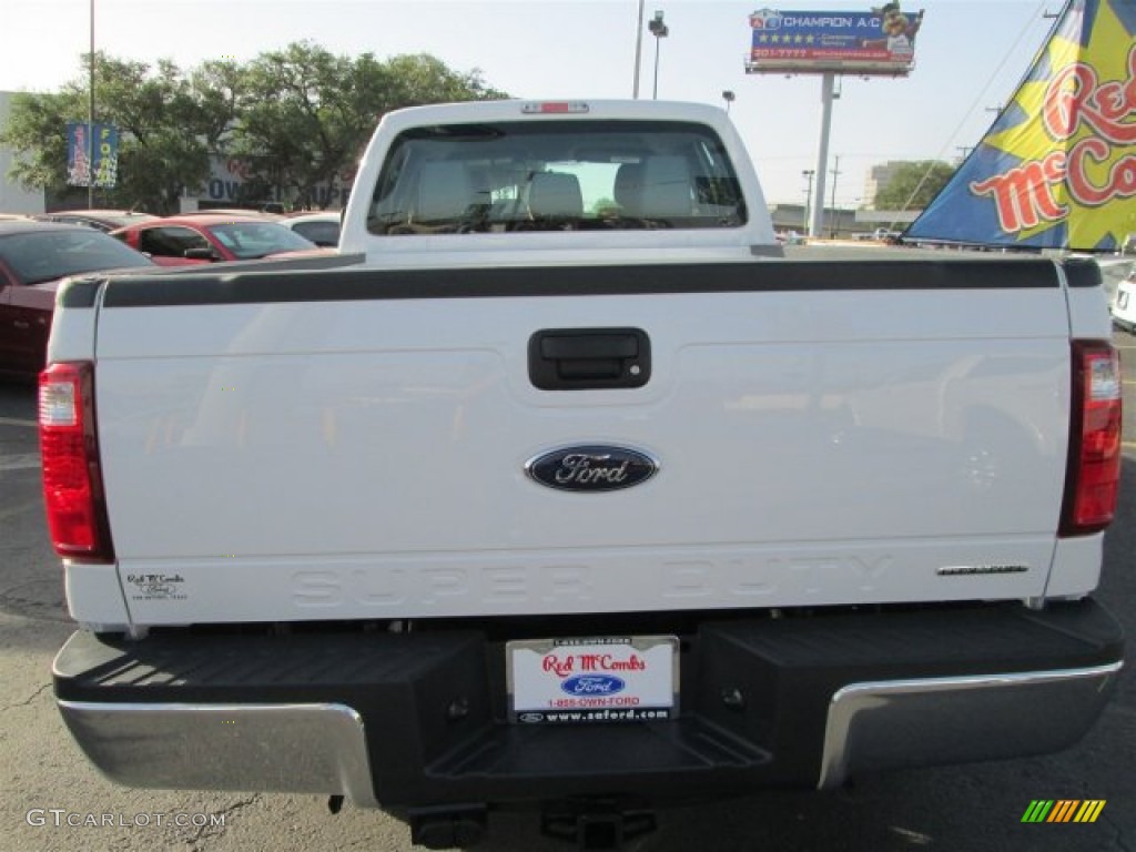 2015 F250 Super Duty XL Crew Cab - Oxford White / Steel photo #5