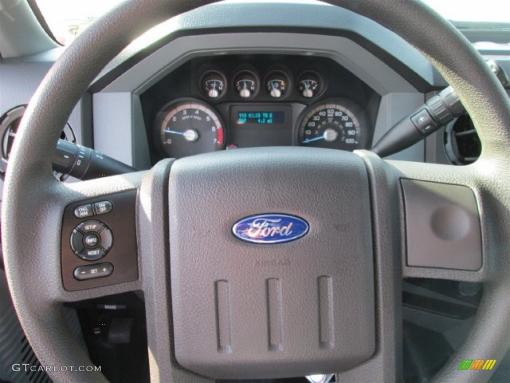 2015 F250 Super Duty XL Crew Cab - Oxford White / Steel photo #16