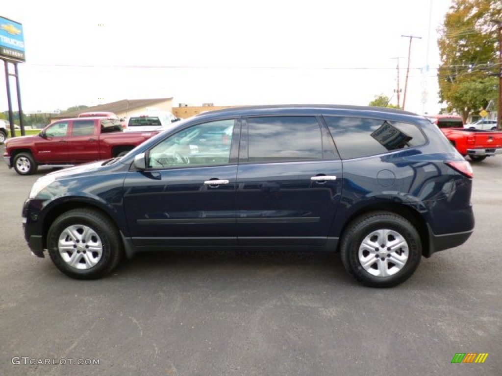 Blue Velvet Metallic 2015 Chevrolet Traverse LS Exterior Photo #97482666