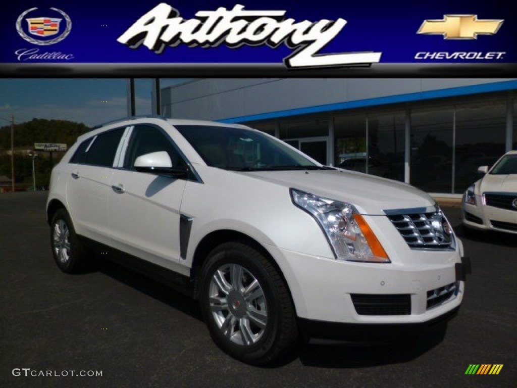 2015 SRX Luxury AWD - Platinum Ice Tricoat / Shale/Brownstone photo #1