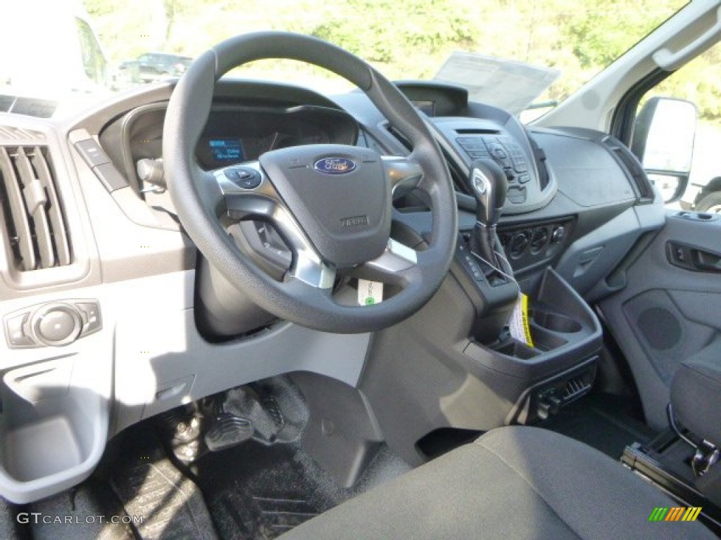 2015 Ford Transit Van 250 MR Long Pewter Dashboard Photo #97483107